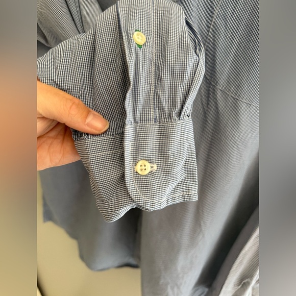 Tommy Hilfiger Collared Button Down Long Sleeve Shirt 100% Cotton Mens Dressy - Picture 3 of 7